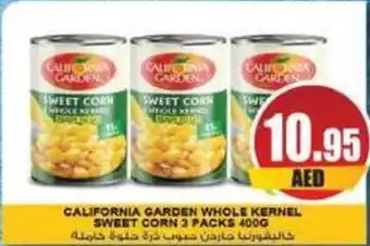 Almaya supermarket CALIFORNIA GARDEN WHOLE KERNEL SWEET CORN 3 PACKS 400G offer