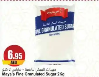 Almaya supermarket Mayas Fine Granulated Sugar 2Kg offer