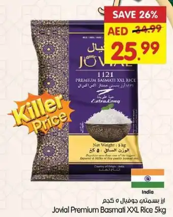 Gala Supermarket Jovial Premium Basmati XXL Rice 5kg offer