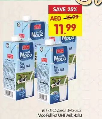 Gala Supermarket Moo Full Fat UHT Milk 4x1Lt offer
