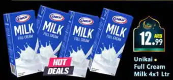 Bigmart Unikai Full Cream Milk 4x1 Ltr offer