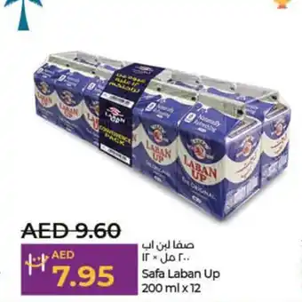 Lulu Hypermarket Safa Laban Up 200 ml x 12 offer