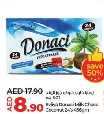 Lulu Hypermarket Evliya Donaci Milk Choco Coconut 24 s 456gm offer