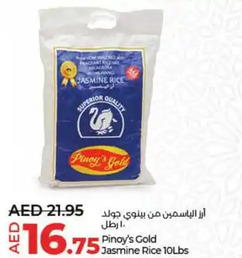 Lulu Hypermarket Pinoy s Gold Jasmine Rice 10Lbs offer