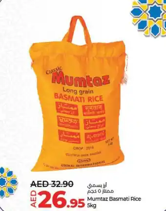 Lulu Hypermarket Mumtaz Basmati Rice 5kg offer