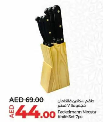 Lulu Hypermarket Fackelmann Nirosta Knife Set 7pc offer