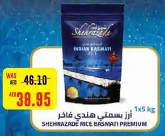 Abu Dhabi Coop SHEHRAZADE RICE BASMATI PREMIUM 1x5 kg offer