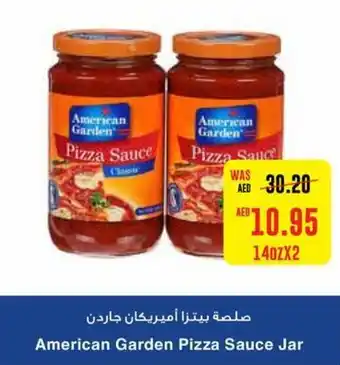 Abu Dhabi Coop American Garden Pizza Sauce Jar 14ozx2 offer