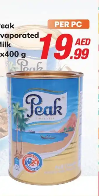 Day To Day Peak Evaporated Milk 1 x 400g offer