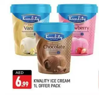 Shaklan KWALITY ICE CREAM 1L OFFER PACK offer