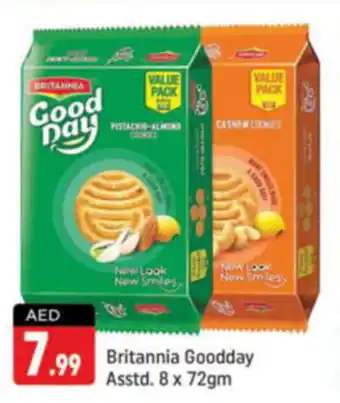 Shaklan Britannia Goodday Asstd. 8 x 72gm offer