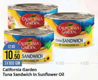 West Zone Supermarket California Garden Tuna Sandwich In Sunflower Oil 3X160 GM offer