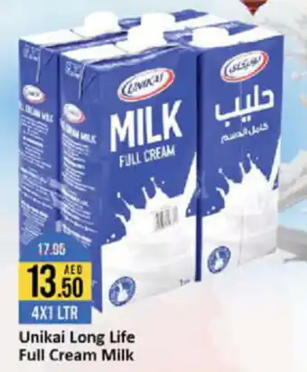 West Zone Supermarket Unikai Long Life Full Cream Milk 4X1 LTR offer