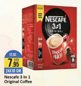 West Zone Supermarket Nescafe 3 In 1 Original Coffee 24X18 GM offer