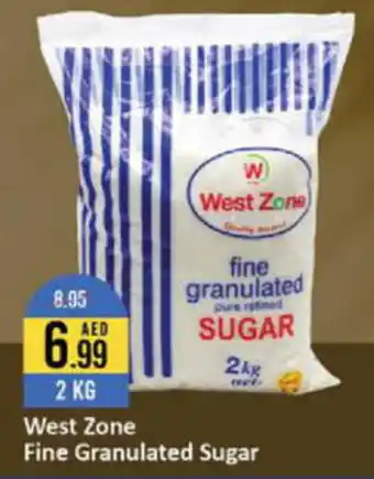 West Zone Supermarket Fine Granulated Sugar 2 KG offer