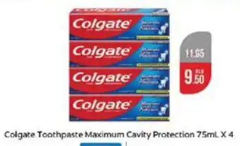West Zone Supermarket Colgate Toothpaste Maximum Cavity Protection 75ml X 4 offer