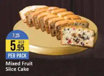 West Zone Supermarket Mixed Fruit Slice Cake offer