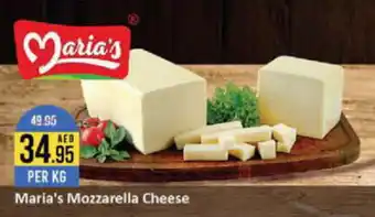 West Zone Supermarket Maria's Mozzarella Cheese offer