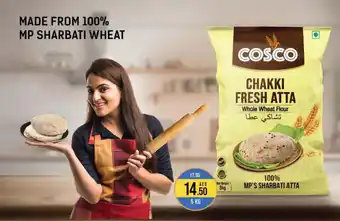West Zone Supermarket COSCO CHAKKI FRESH ATTA Whole Wheat Flour 5kg offer