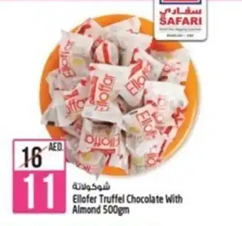 Safari Hypermarket Ellofer Truffel Chocolate With Almond 500gm offer