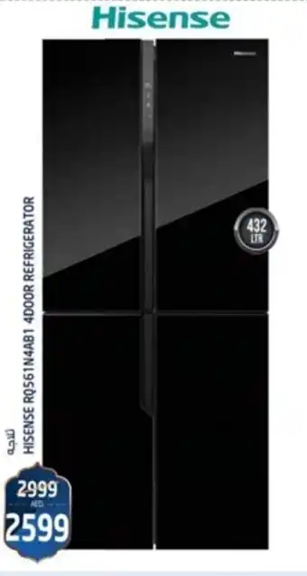 Safari Hypermarket HISENSE RQ561N4AB1 4DOOR REFRIGERATOR offer