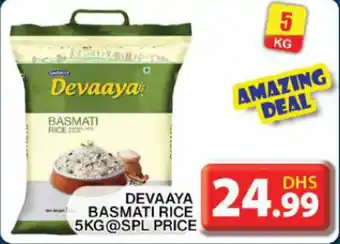 Grand Hyper Market DEVAAYA BASMATI RICE 5KG offer