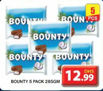 Grand Hyper Market BOUNTY 5 PACK 285GM offer