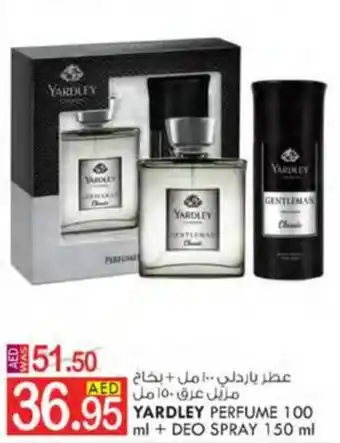 KM Trading YARDLEY PERFUME 100 ml + DEO SPRAY 150 ml offer