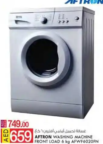 KM Trading AFTRON WASHING MACHINE FRONT LOAD 6 kg AFWF6020FN offer