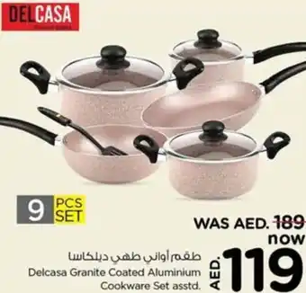 Nesto Delcasa Granite Coated Aluminium Cookware Set asstd. offer