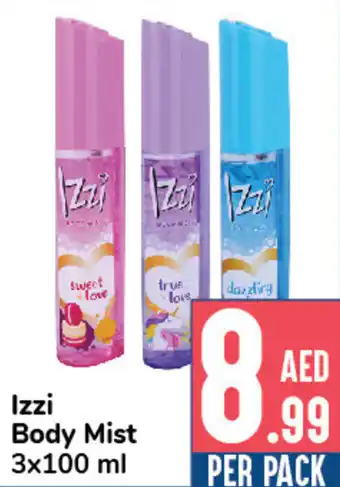 Day To Day Izzi Body Mist 3x100 ml offer