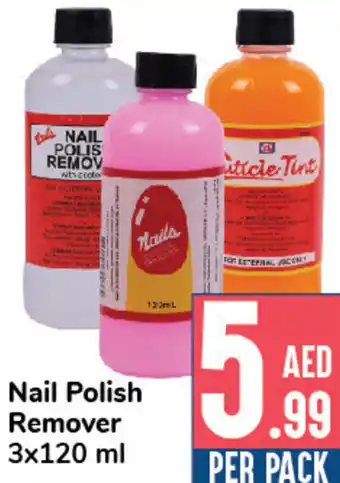 Day To Day Nail Polish Remover 3x120 ml offer