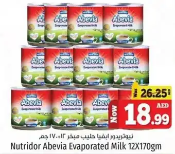 Kenz Hypermarket Nutridor Abevia Evaporated Milk 12X170gm offer