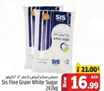 Kenz Hypermarket Sis Fine Grain White Sugar 2X2kg offer