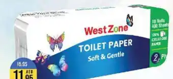 West Zone Supermarket Toilet Paper offer