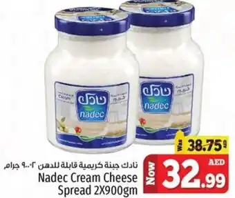 Kenz Hypermarket Nadec Cream Cheese Spread 2X900gm offer