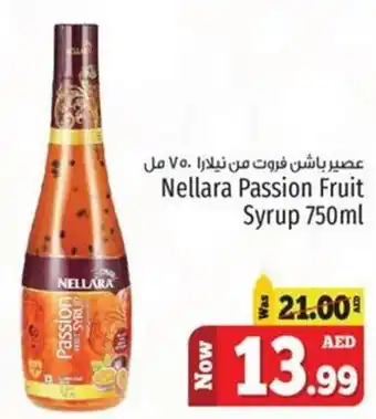 Kenz Hypermarket Nellara Passion Fruit Syrup 750ml offer