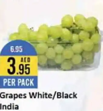 West Zone Supermarket Grapes White/Black offer