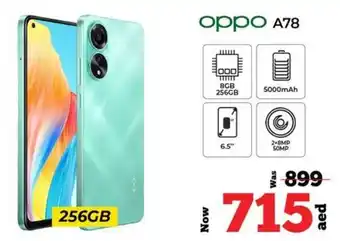 Kenz Hypermarket oppo A78 256GB offer