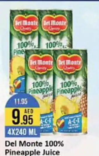 West Zone Supermarket Del Monte 100% Pineapple Juice offer