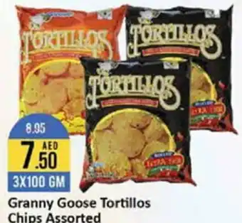 West Zone Supermarket Granny Goose Tortillos Chips Assorted offer