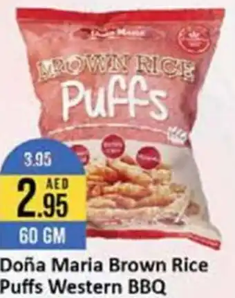 West Zone Supermarket Doña Maria Brown Rice Puffs Western BBQ offer