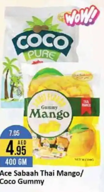 West Zone Supermarket Ace Sabaah Thai Mango/ Coco Gummy offer