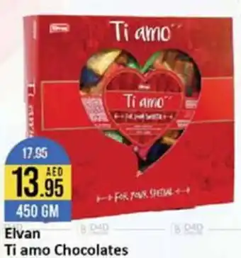 West Zone Supermarket Elvan Ti amo Chocolates offer
