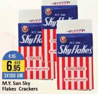 West Zone Supermarket M.Y. San Sky Flakes Crackers offer