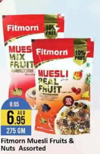 West Zone Supermarket Fitmorn Muesli Fruits & Nuts Assorted offer