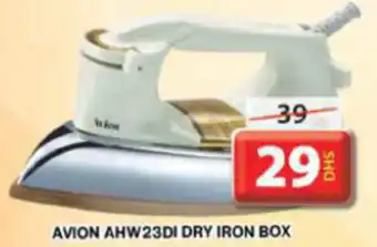 Grand Hyper Market AVION AHW23DI DRY IRON BOX offer