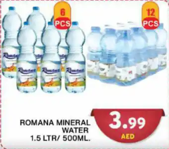 Grand Hyper Market ROMANA MINERAL WATER 1.5 LTR / 500mL. offer