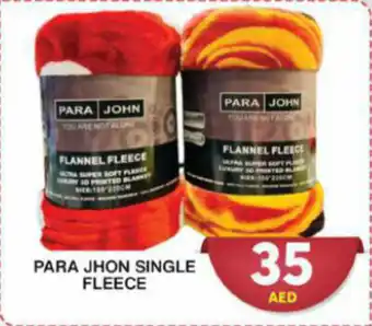 Grand Hyper Market PARA JHON SINGLE FLEECE offer