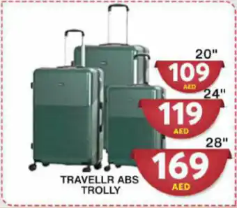 Grand Hyper Market TRAVELLR ABS TROLLY 20" offer